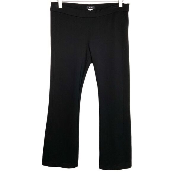 BDG Black Cropped Bootcut Bootleg Pull On Pants Small - Picture 1 of 5